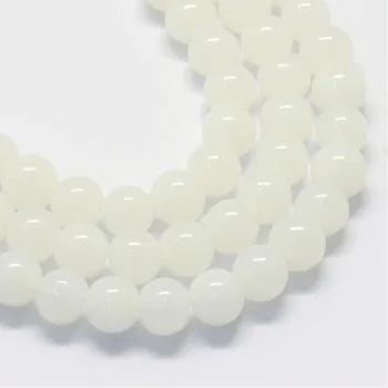 Vidrio redondo blanco transparente 4mm