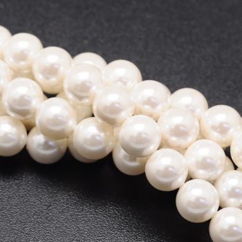 Concha perla natural redonda 10mm