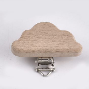 Clip madera de nube para niños 43x51x18mm
