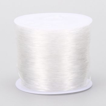 Elástico transparente 0.8mm rollo 48mts