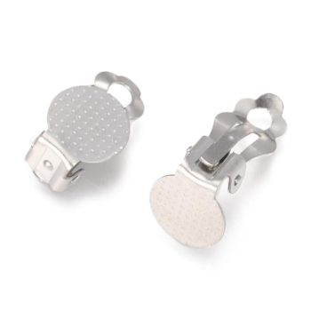 Arete prensa plateada acero inox 16x10x7mm