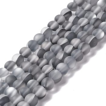 Piedra lunar gris glaceado 6mm