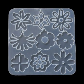 Molde resina de flores 133x131x4.5mm