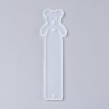 Molde resina marcador de libro con osito 142x38x4.5mm