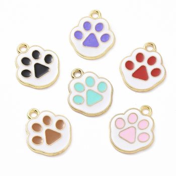 Patita de perro multicolor 17.5x15x1mm