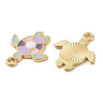 Tortuga dije dorado multicolor 20x17x1.8mm