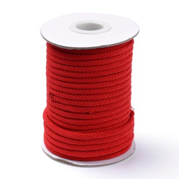 Cuerda nylon trenzada roja 3mm