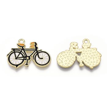 Bicicleta dije enamel negra 19x25.5x1.5mm