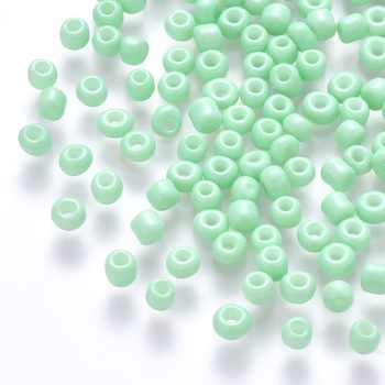 Abalorio mostacilla redondo menta 3mm