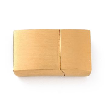 Cierre imán dorado rectangular 20x12x5mm