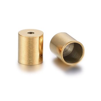 Terminal redonda dorado acero inoxidable ojal 3mm