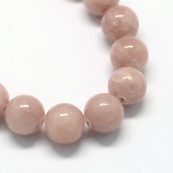 Jade redondo beige rosa 8mm
