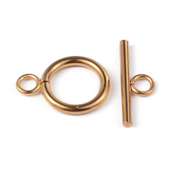 Cierre marinero acero inox dorado 16x12x2mm