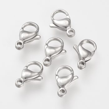Pico lora acero inox plateado 15x9x4mm