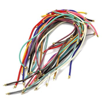 Collar semiterminado nylon colores mixtos 56cm