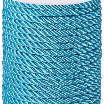 Cuerda nylon trenzada 5mm turquesa
