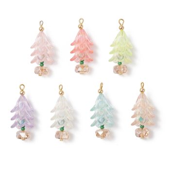 Árbol Navidad acrīlico multicolor 39x16mm