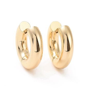 Argollas chunky acero inoxidable doradas 18x20x5mm