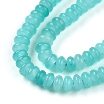 Jade turquesa claro forma dona 4x3mm