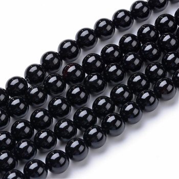 Onyx negro natural redondo 6mm