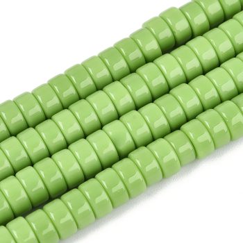 Vidrio dona 6x3mm verde