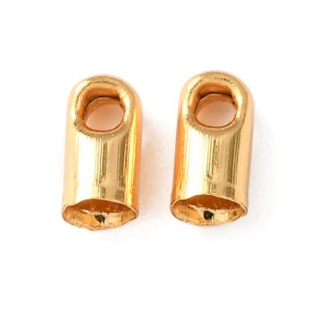 Terminal redondo baño oro 24k interno 2.3mm
