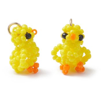 Pato amarillo tejido 16x13x13mm