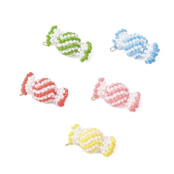 Confite tejido multicolor 14x25x13mm